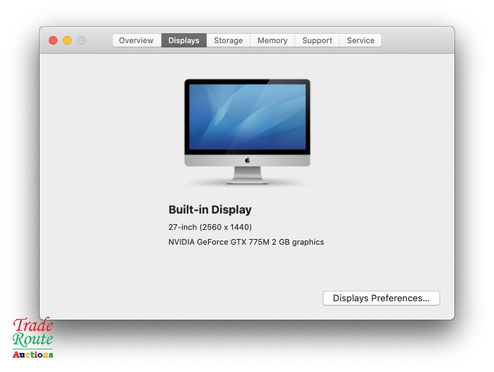 Apple Desktops Apple iMAC 27 INCH Core i5 3.4GHz 8GB RAM 1TB